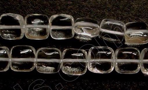 Rock Crystal AAA  -  Puff Squares  16"