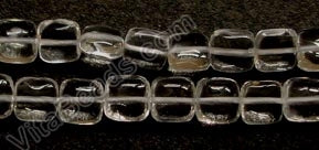 Rock Crystal AAA  -  Puff Squares  16"