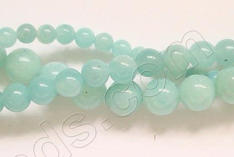 Amazonite A - Smooth Round  16"