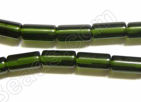 Round Tube - 010 Green Crystal Quartz  16"