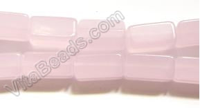 Pink Chalcedony Qtz  -  Cuboid Rectangle  16"