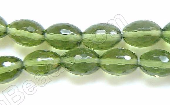 Faceted Eggs - 054 Emerald Green Crystal  16"