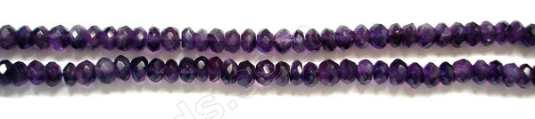Amethyst (Dark)  -  Faceted Buttons 14"