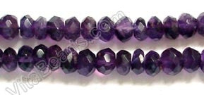 Amethyst (Dark)  -  Faceted Buttons 14"