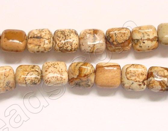 Picture Jasper  -  Puff Squares  16"