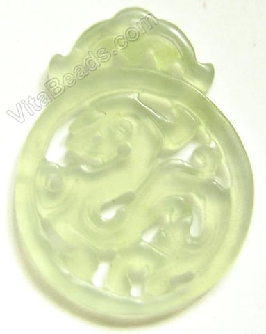 New Jade Pendant - Dragon Design