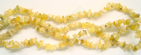 Natural Yellow Opal Stone  -  Chips 36"