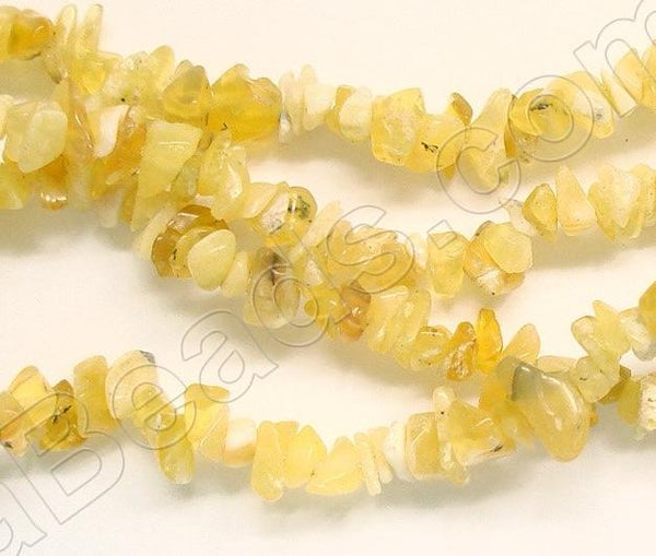 Yellow Opal  -  Chips 36"    6 - 8 mm