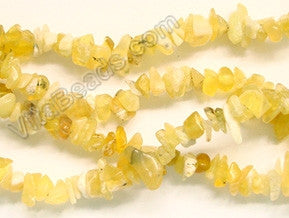 Yellow Opal  -  Chips 36"    6 - 8 mm