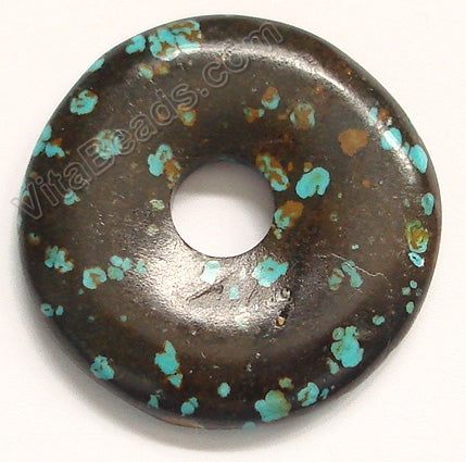 Smooth Pendant - Donut Chinese TQ - Dark