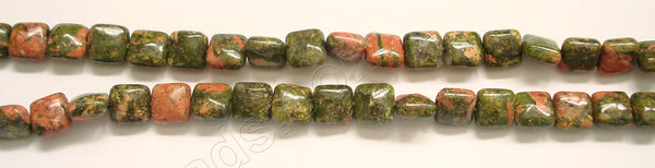 Unakite  -  Puff Squares  16"