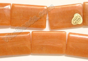 Puff Rectangle  -  Red Aventurine  16"