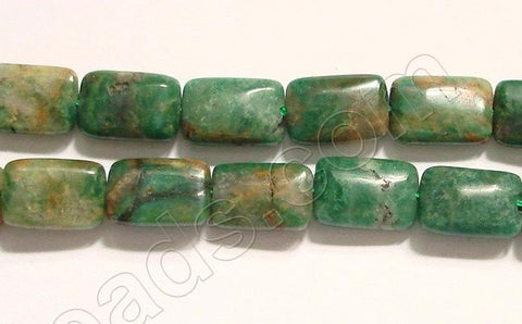 Africa Jade (w/ Brown)  - Puff Rectangle 16"