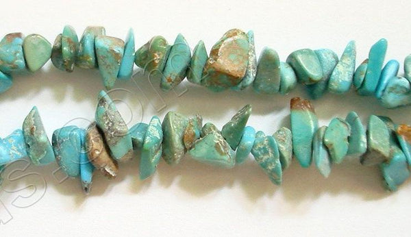 Blue Chinese Turquoise  - Chips  36"