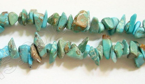 Blue Chinese Turquoise  - Chips  36"
