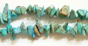 Blue Chinese Turquoise  - Chips  36"