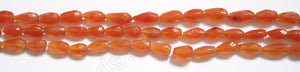 Carnelian  -  Faceted Drop 14"