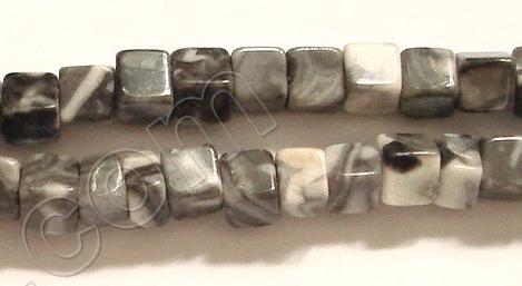 White Black Marble  -  Cubes  16"