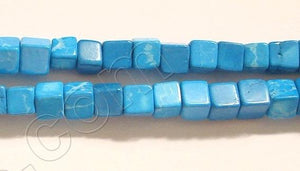 Howlite TQ -  Cubes  16"