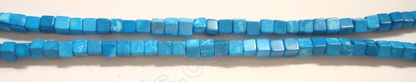 Howlite TQ -  Cubes  16"