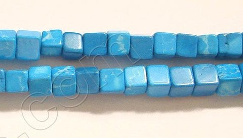 Howlite TQ -  Cubes  16"