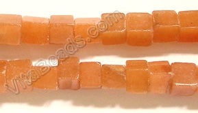 Red Aventurine  -  Cubes  16"