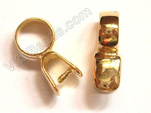 Sterling Silver Bail Plain # 1 Small Goldfilled