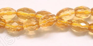 Citrine Crystal  -  Faceted Rice  16"