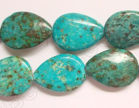 Africa Turquoise - Puff Drops  16"