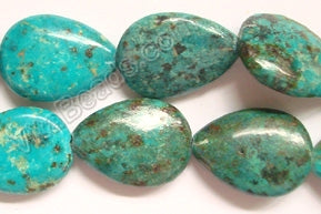 Africa Turquoise - Puff Drops  16"