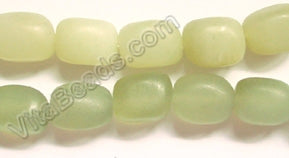 Matte New Jade  -  Small Smooth Nuggets  16"