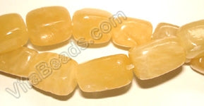 Yellow Jade -  Small Square Nuggets  16"