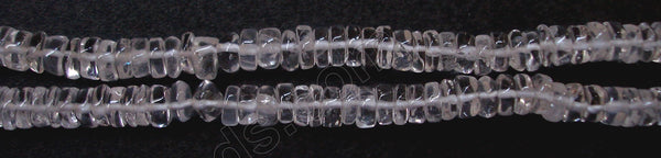 Crystal  -  Heishi  14"    6mm