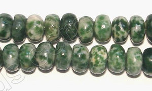 Tree Agate - Smooth Rondel  16"     4 x 6 mm