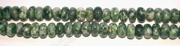 Tree Agate - Smooth Rondel  16"     4 x 6 mm