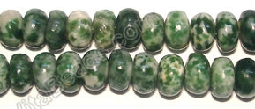 Tree Agate - Smooth Rondel  16"     4 x 6 mm