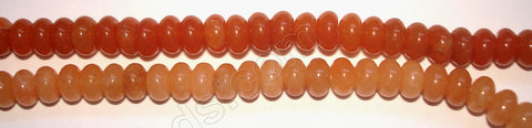 Red Aventurine - Smooth Rondel  16"