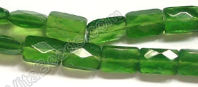 Green Crystal Qtz  -  Faceted Rectangles  12"