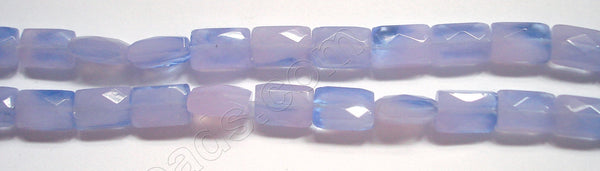 Purple &. Blue Qtz  -  Faceted Rectangles  12"