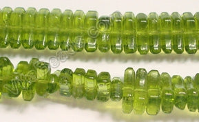 Olive Green Crystal Qtz - "Z" Stick  6"