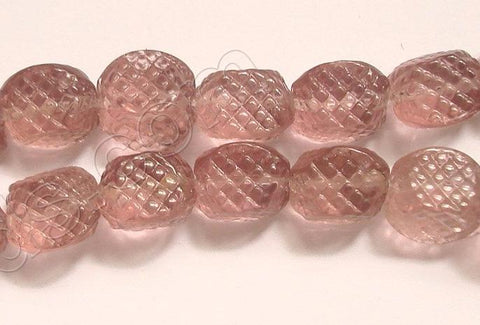 Blush Crystal Qtz  -  Dotted Cube 9"