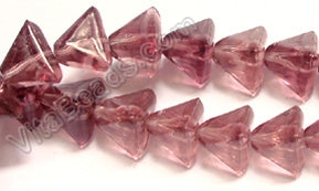 Red Fluorite Crystal Qtz - Pyramid  8.5"