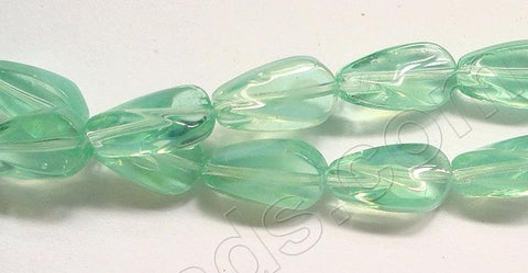 Light Green Crystal Qtz  -  Twisted 8.5"