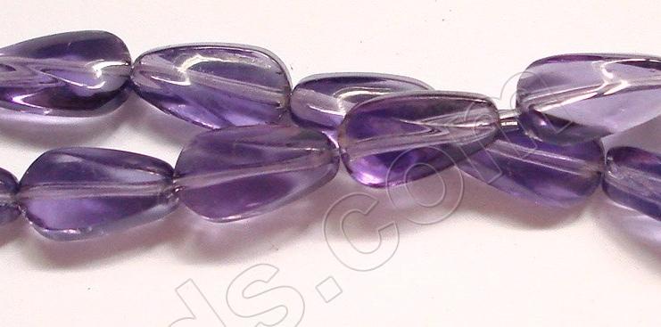 Amethyst Crystal Qtz  -  Twisted 8.5"