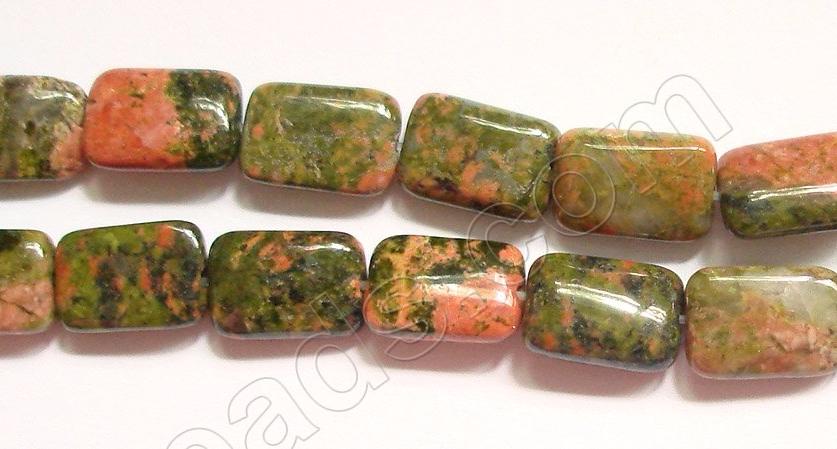 Unakite - Puff Rectangle 16"