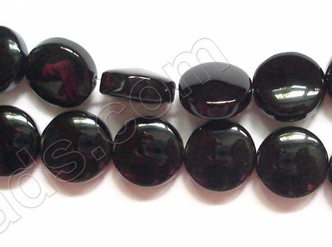 Black Onyx AA  -  Puff Coins  16"