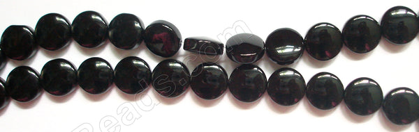 Black Onyx AA  -  Puff Coins  16"