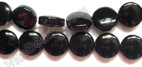 Black Onyx AA  -  Puff Coins  16"