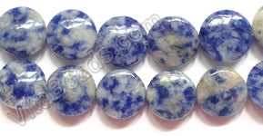 Blue Spot Stone  -  Puff Coins  16"