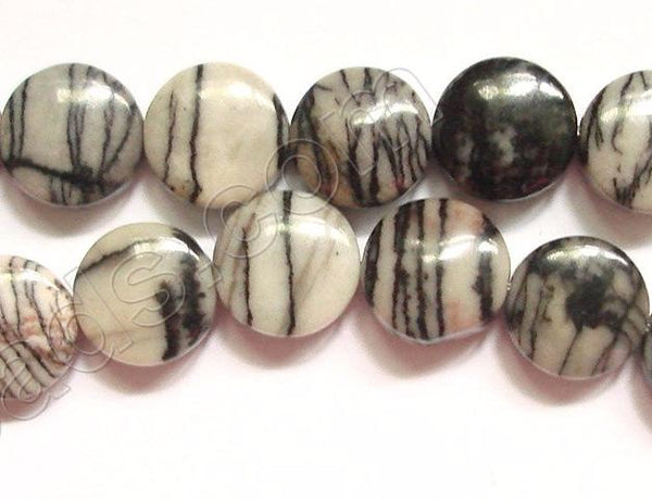 Matrix Jasper  -  Puff Coins  16"